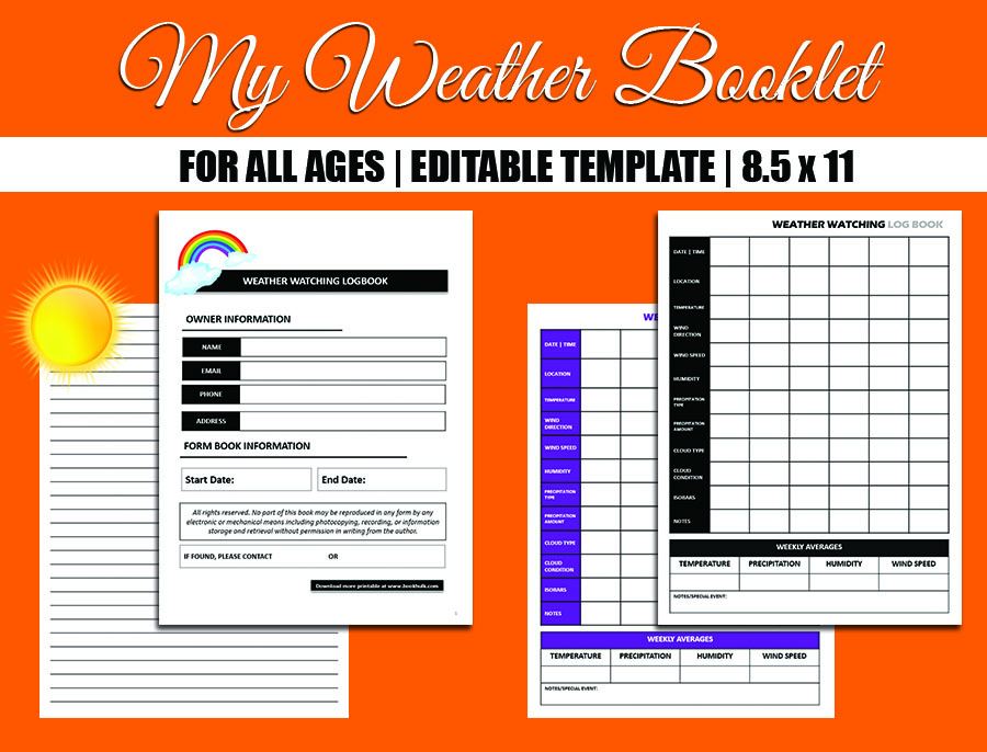   Weather Recording Chart